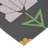 Vibrant Floral Pattern テーブルクロス (アングル)