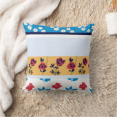 Vibrant Floral Pattern Designs | Custom Art Prints クッション (ブランケット)