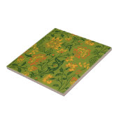  Vibrant Floral Pattern: Yellow and Orange Flowers タイル (側面)