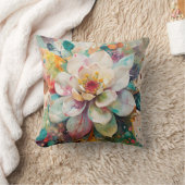 Vibrant Flower クッション (ブランケット)