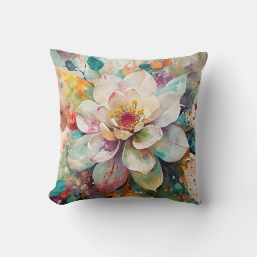 Vibrant Flower クッション (正面)