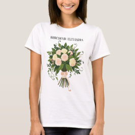 Vibrant Flowers ブライダルブーケ 5 - ファン楽しみ Tシャツ