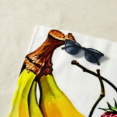 Vibrant Fresh Fruit Delight Design ビーチタオル (インサイチュ)