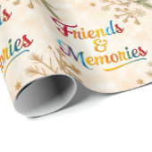 "Vibrant Friendship Vibes" ラッピングペーパー (ロールコーナー)