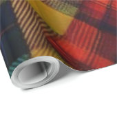 Vibrant Fusion: Modern Colorful Tartan Pattern ラッピングペーパー (ロールコーナー)