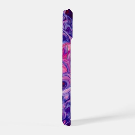 Vibrant Galaxy Acrylic Pour Phone Case iPhone 15ケース (右側面)
