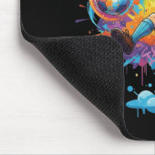 Vibrant Gamer Splash Mouse Pad マウスパッド (コーナー)