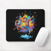 Vibrant Gamer Splash Mouse Pad マウスパッド (マウス)