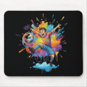 Vibrant Gamer Splash Mouse Pad マウスパッド (正面)