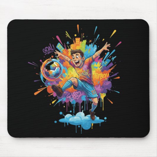 Vibrant Gamer Splash Mouse Pad マウスパッド (正面)
