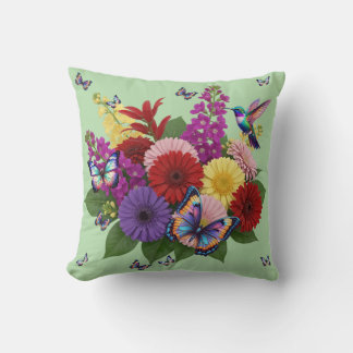  Vibrant Garden pillow クッション