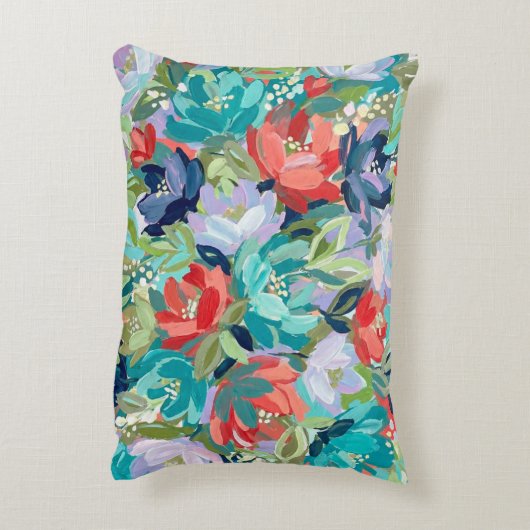 Vibrant Garden Symphony アクセントクッション (裏面(縦))