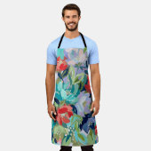 Vibrant Garden Symphony エプロン (着用した状態)