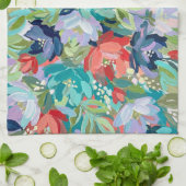 Vibrant Garden Symphony キッチンタオル (折り畳み)