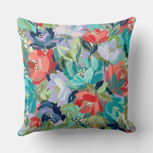 Vibrant Garden Symphony クッション (裏面)