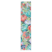 Vibrant Garden Symphony ショートテーブルランナー (正面)