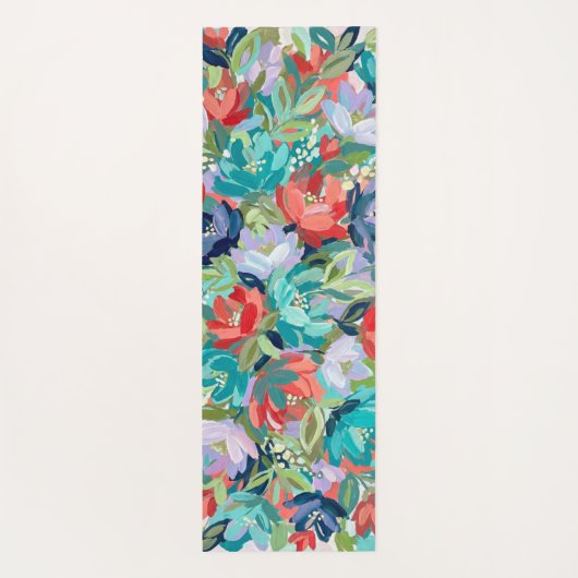 Vibrant Garden Symphony ヨガマット (裏面)