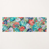 Vibrant Garden Symphony ヨガマット (正面(横))