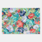 Vibrant Garden Symphony ラッピングペーパーシート (正面3)