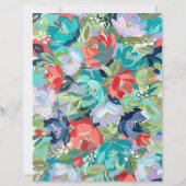 Vibrant Garden Symphony Scrapbook Paper (裏面)