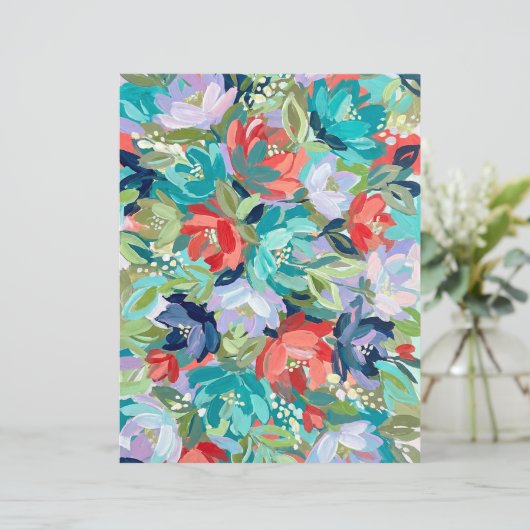 Vibrant Garden Symphony Scrapbook Paper (スタンド正面)