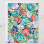 Vibrant Garden Symphony Scrapbook Paper (正面)