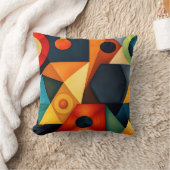 Vibrant Geometric Harmony クッション (ブランケット)