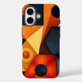 Vibrant Geometric Harmony Case-Mate iPhoneケース (裏面)