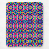 Vibrant geometric mousepad featuring colorful マウスパッド (正面)