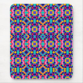 Vibrant geometric mousepad featuring colorful マウスパッド