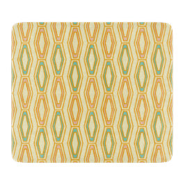 Vibrant geometric pattern with hexagonal shapes  カッティングボード