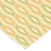 Vibrant geometric pattern with hexagonal shapes  ショートテーブルランナー (コーナー)