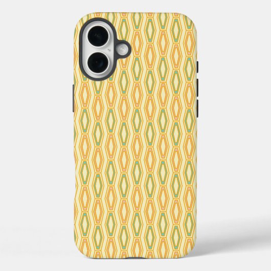 Vibrant geometric pattern with hexagonal shapes  Case-Mate iPhoneケース (裏面)
