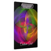 Vibrant Glossy Finish Geometric Clipboard クリップボード (右)