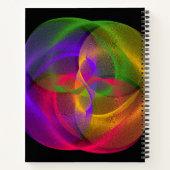 Vibrant Glossy Finish Geometric Notebook ノートブック (裏面)