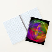 Vibrant Glossy Finish Geometric Notebook ノートブック (内部)