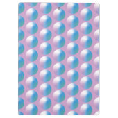 Vibrant gradient circles Geometric Modern Blue. クリップボード (裏面)