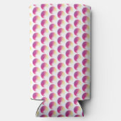 Vibrant gradient pearl circles. スリム缶クーラー (裏面)