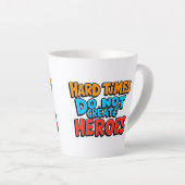 Vibrant Gradient Typographical Create Heroes カフェラテマグ (右アングル)