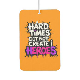 Vibrant Gradient Typographical Create Heroes  カーエアーフレッシュナー