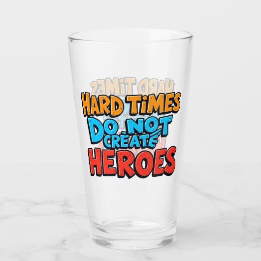 Vibrant Gradient Typographical Create Heroes  タンブラーグラス (裏面)