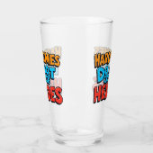 Vibrant Gradient Typographical Create Heroes  タンブラーグラス (左)