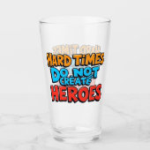 Vibrant Gradient Typographical Create Heroes  タンブラーグラス (正面)
