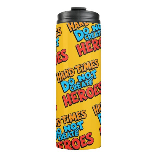 Vibrant Gradient Typographical Create Heroes  タンブラー (正面)