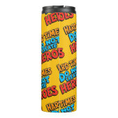 Vibrant Gradient Typographical Create Heroes  タンブラー (裏面)