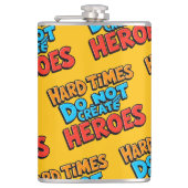 Vibrant Gradient Typographical Create Heroes  フラスク (正面)