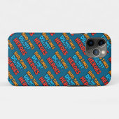 Vibrant Gradient Typographical Create Heroes  Case-Mate iPhoneケース (裏面(横))