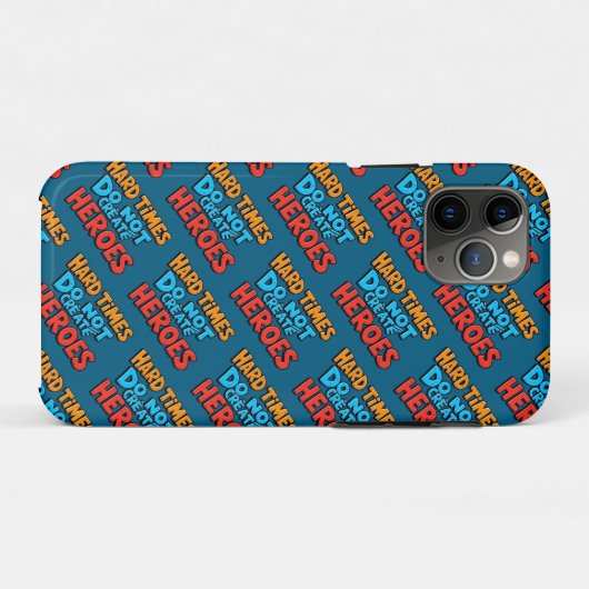 Vibrant Gradient Typographical Create Heroes  Case-Mate iPhoneケース (裏面(横))