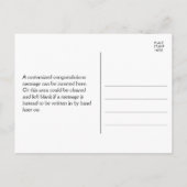 Vibrant Graduation Wishes + Your Name ポストカード (裏面)