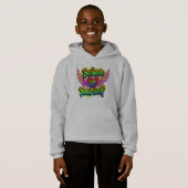 Vibrant Graffiti Believe in Yourself Hoodie  (正面フル)